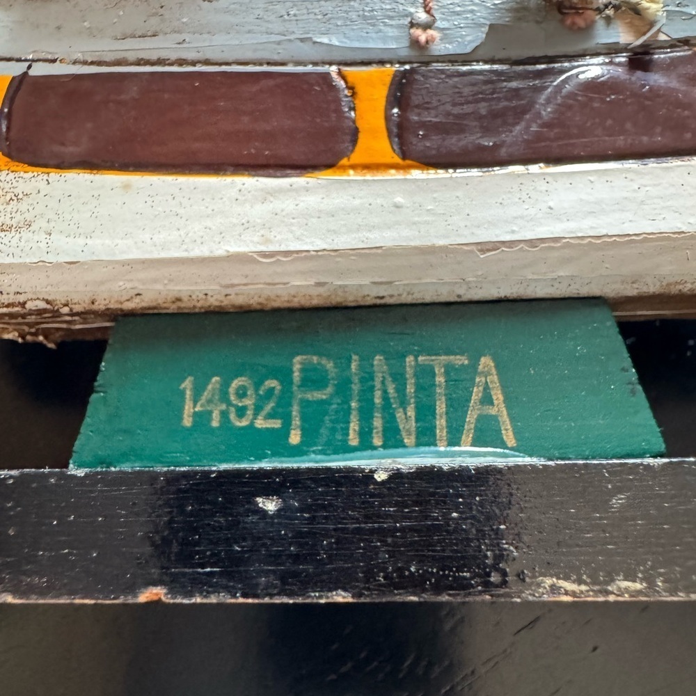1492 Pinta sailboat replica vintage wooden - Picture 5 of 8